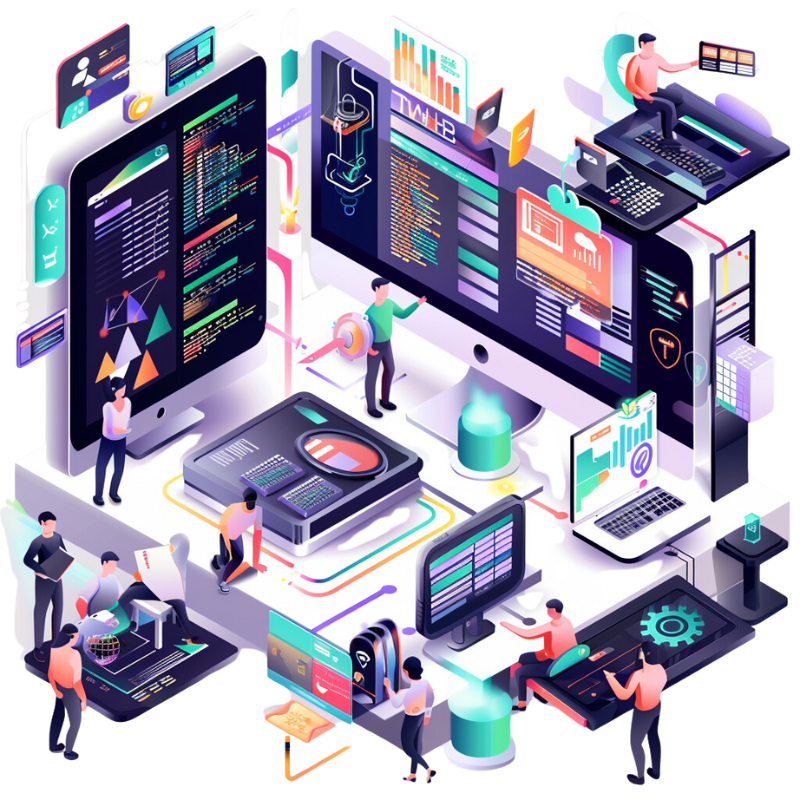 a group of people working on a transcoding network